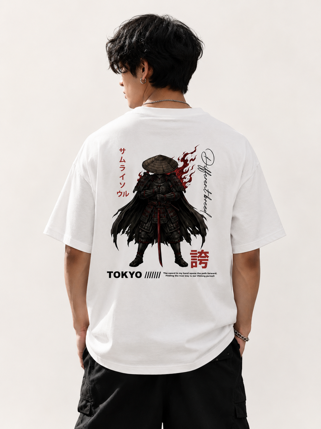 Shadow SamuraI Dark Japanes T-shirt