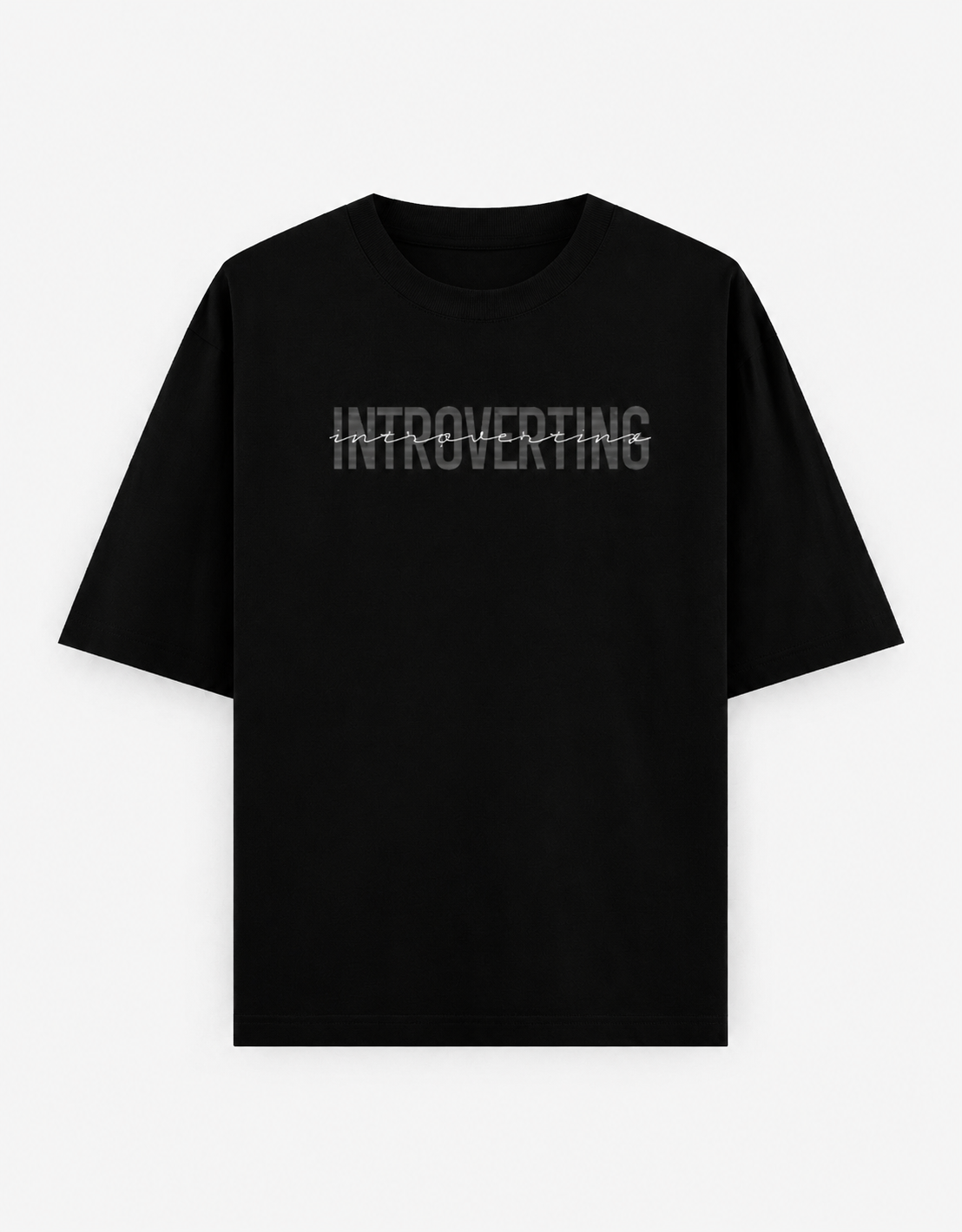 Minimalist Introvert Streetwear Oversized Classic T-Shirt