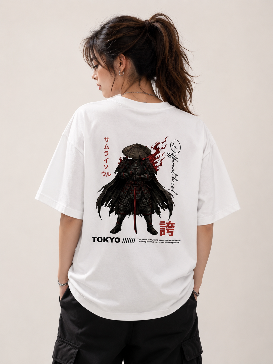 Shadow SamuraI Dark Japanes T-shirt