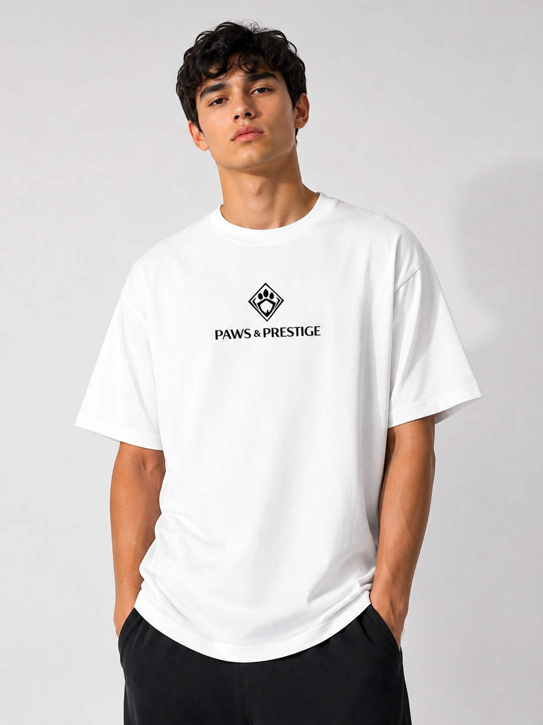 Paws & Prestige Oversized T-Shirt
