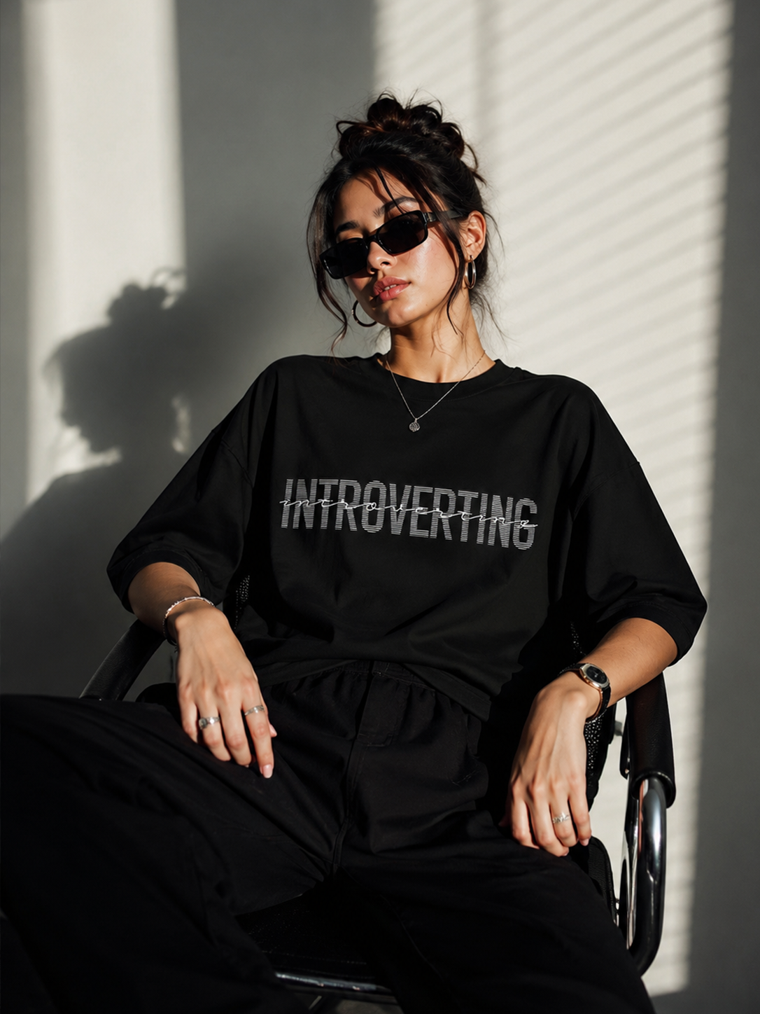 Minimalist Introvert Streetwear Oversized Classic T-Shirt